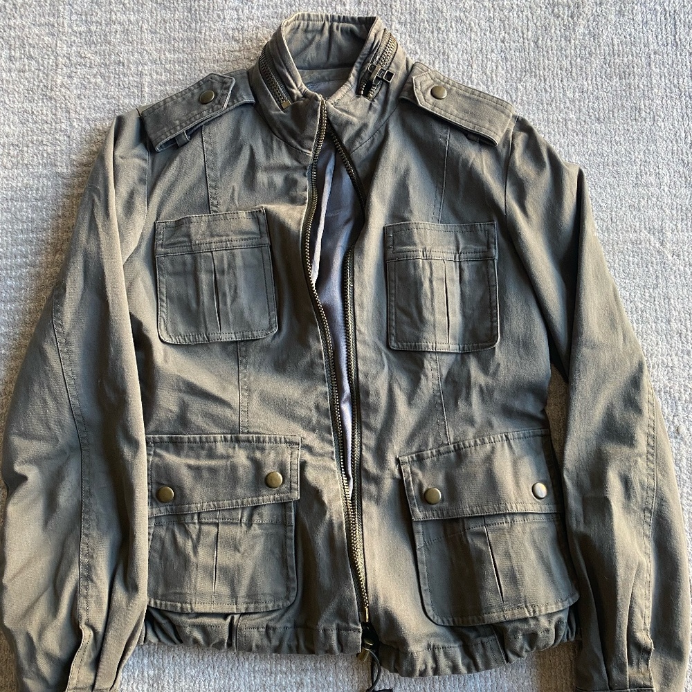 Kenna-T Military Jacket Olive Green